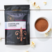 Chocolate Caramel Popcorn Seasoning - pouch and spice mix in small bowl - dell cove spices