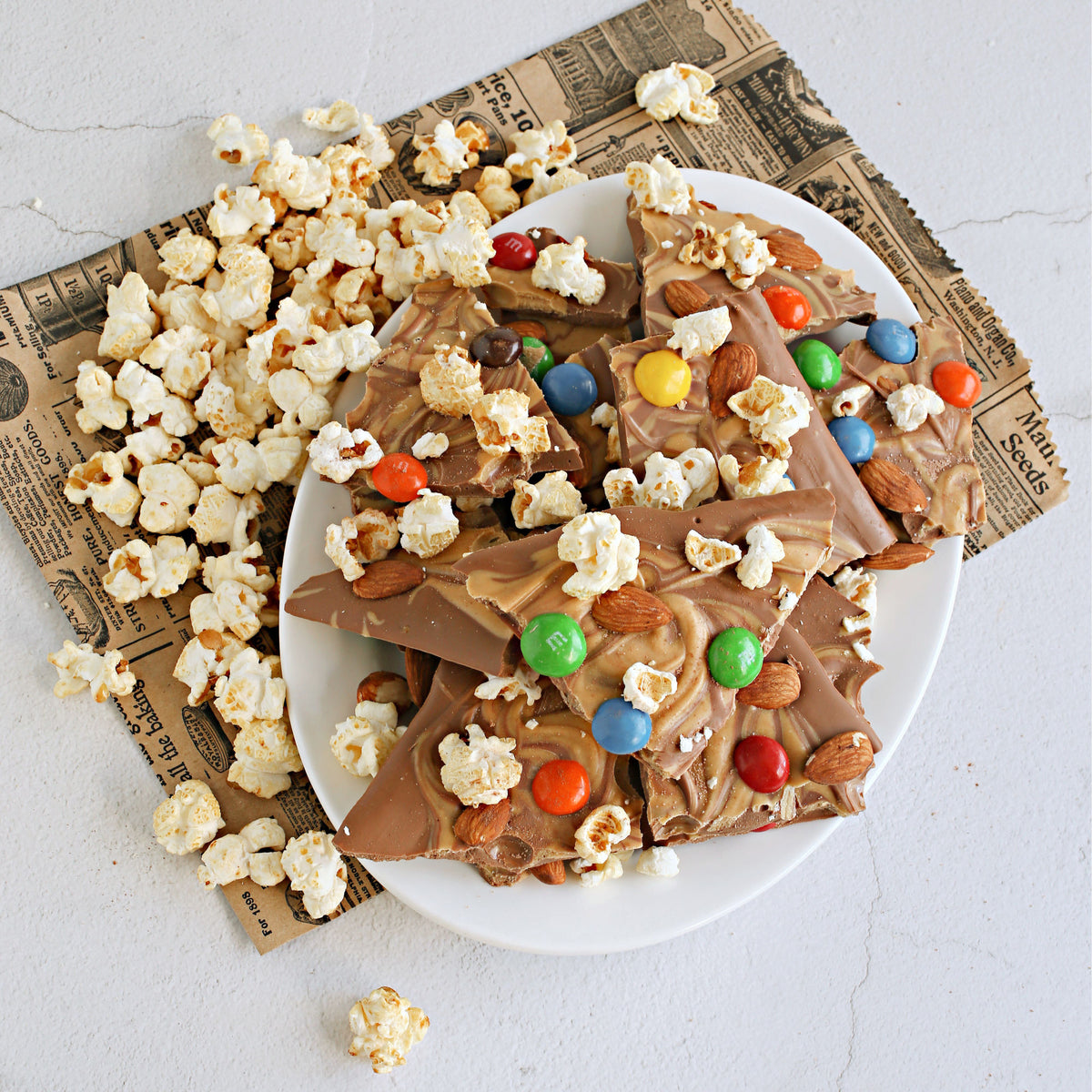 Chocolate Peanut Butter Popcorn Bark — Dell Cove Spices & More Co.