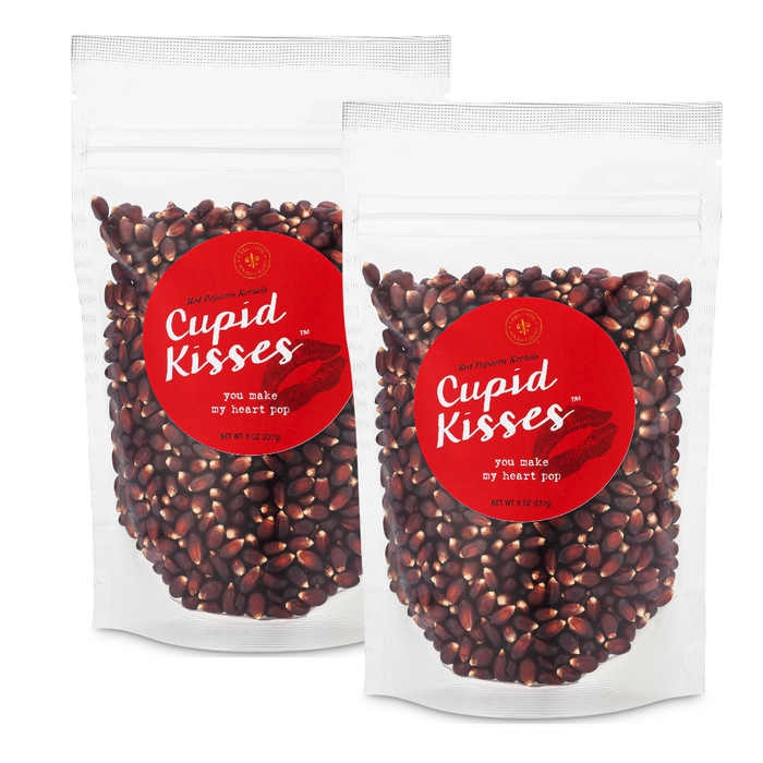 Cupid Kisses Red Popcorn Kernels - 1 pound - Dell Cove Spices