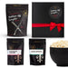 Better Off Single® Popcorn Kit with two Dell Cove popcorn seasonings, ready for self-care movie night.