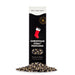Dell Cove® Christmas Coal® popcorn kernels in sleek black gift box with black kernels – fun stocking stuffer gift.