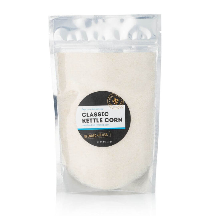Half lb bulk pack of Dell Cove® Kettle Corn Popcorn Seasoning for homemade kettle corn
