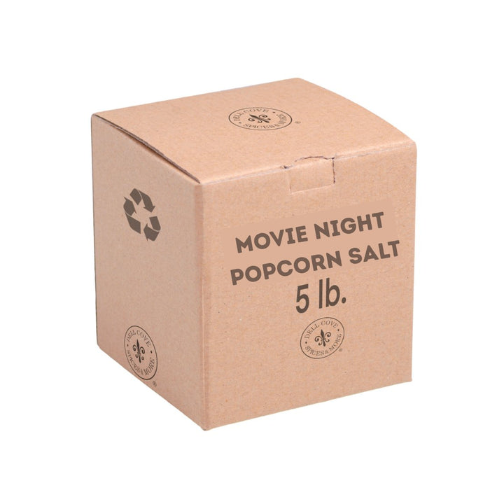 Dell Cove Movie Night Popcorn Salt 5 pound bulk box for theaters