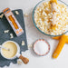 Dell Cove® popcorn on the cob – pop fresh popcorn right off the cob with freshly popped popcorn still attached to cob
