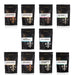 Dell Cove Popcorn Seasoning Sampler Box with 10 gourmet popcorn flavors displayed in black gift box, perfect for popcorn bars or movie nights.