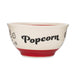 Retro-style ceramic popcorn bowl for popped popcorn, made by Dell Cove® and Circa Ceramics.