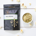 Dill Pickle popcorn seasoning - 3 oz pouch with popcorn and seasoning in small cup - Dell Cove Spices