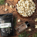 Dill Pickle popcorn seasoning - pouch with dill pickle popcorn and empty spice jar - Dell Cove Spices