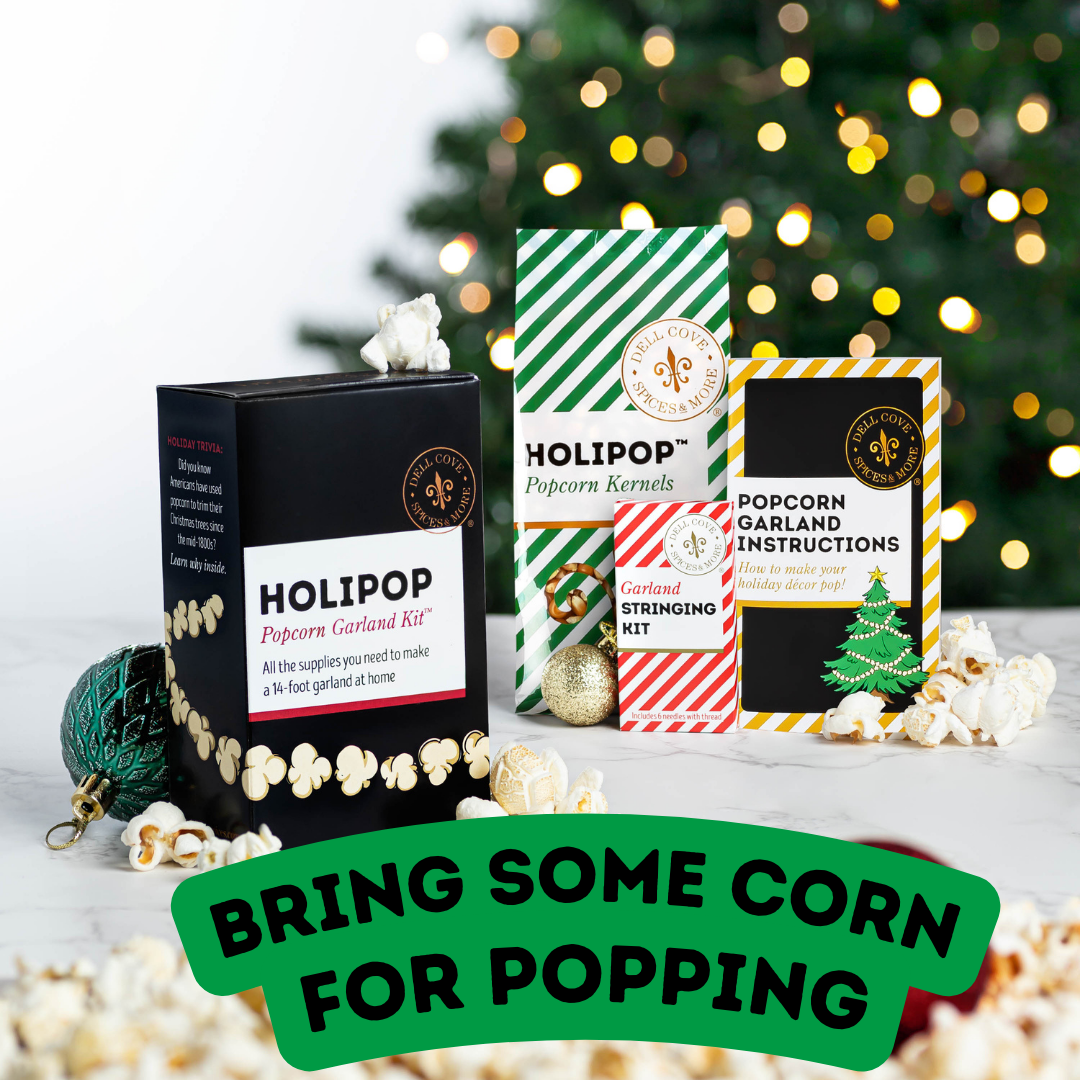 DIY Popcorn Garland Kits by Dell Cove Spices & More Co