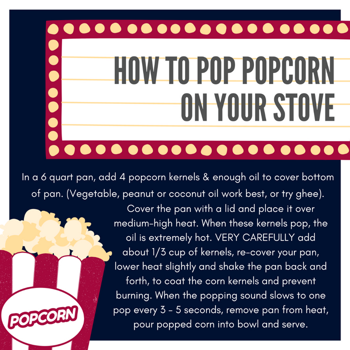 Midnight blue popcorn and how to pop the kernels on stovetop  - dell cove spices