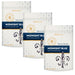 Three 2-pound pouches of Dell Cove Midnight Blue popcorn kernels, sold as the 6-pound bundle
