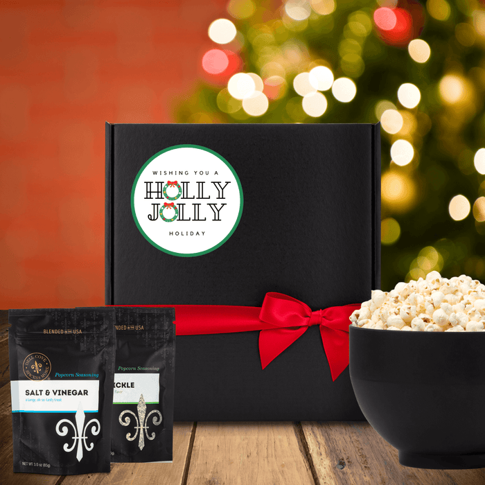 Christmas Popcorn Gift Box - Popcorn Kernels + Pick Two Flavors